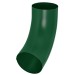Колено 72 гр. Aquasystem Rooftop Drain PU 150/100 мм RAL 6005 Зеленый мох