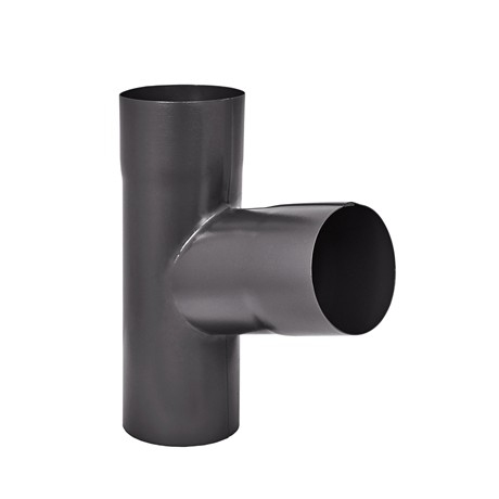 Тройник Aquasystem Rooftop Drain PU MATT 150/100 мм RAL 7024 - серый графит