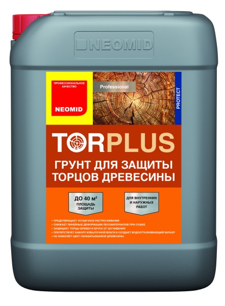 NEOMID TOR PLUS защита торцов бревен и бруса 5л