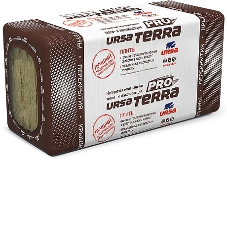 Утеплитель Ursa TERRA 34PN PRO (уп. 4 плиты) 1000*610*100