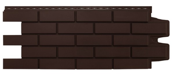 Фасадная панель Grand Line Classic Клинкерный кирпич Шоколадный