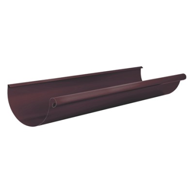 Желоб круглый L=3 м Aquasystem 150/100 мм RAL 3005 Красное вино