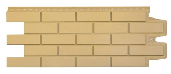 Фасадная панель Grand Line Design Клинкерный кирпич Песочный (шов RAL 7006)