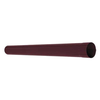 Труба круглая L=3 м Aquasystem 150/100 мм RAL 3005 Красное вино