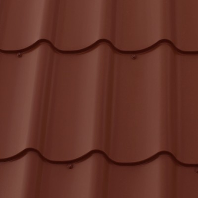 Металлочерепица М28 0,5 GreenCoat Pural BT SSAB RR29 красный