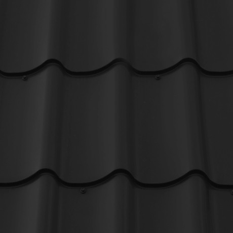 Металлочерепица М28 0,5 GreenCoat Pural BT SSAB RR33 черный