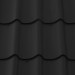 Металлочерепица М28 0,5 GreenCoat Pural BT SSAB RR33 черный