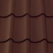 Металлочерепица М28 0,5 GreenCoat Pural BT SSAB RR887 коричневый шоколад