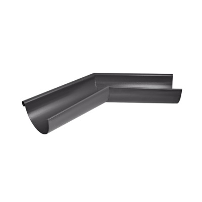 Угол желоба внешний 135 гр Aquasystem 125/90 мм Pural Matt RR 23 Темно-серый
