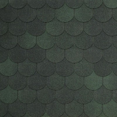 Гибкая битумная черепица ASSISI verde 473 TEGOLA (COMFORT), 2.9 кв.м