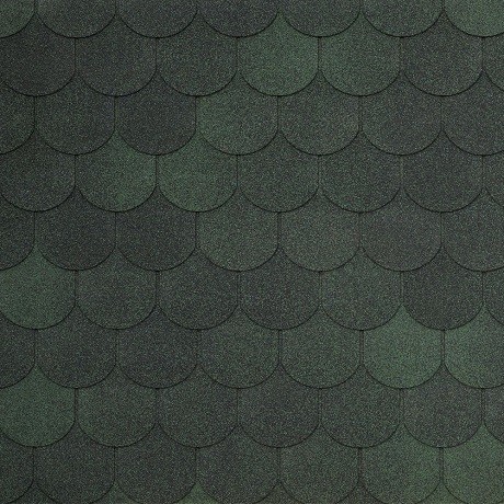 Гибкая битумная черепица ASSISI verde 473 TEGOLA (COMFORT), 2.9 кв.м