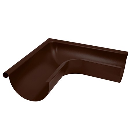 Угол желоба внешний Aquasystem Rooftop Drain PU 150/100 мм RAL 8017 - коричневый шоколад