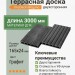 Террасная доска UnoDeck Mogano 165×24х3000 мм Графит