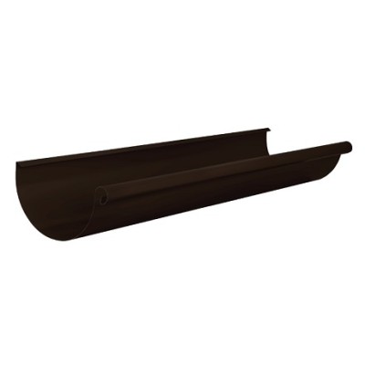 Желоб круглый L=3 м Aquasystem Rooftop Drain PU MATT 150/100 мм RR 32- т.коричневый