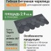 Гибкая битумная черепица SARDEGNA ardesia 467 TEGOLA (BUSINESS), 2.9 кв.м