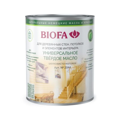 Biofa 2044 Универсальное твердое масло 0,375л