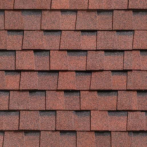 Гибкая битумная черепица Shinglas Ранчо красный