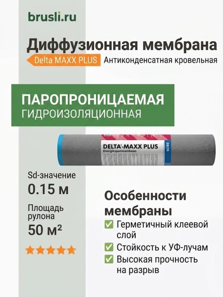Антиконденсатная диффузионная мембрана Delta MAXX PLUS